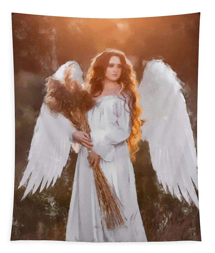Angel in the Field - Tapestry