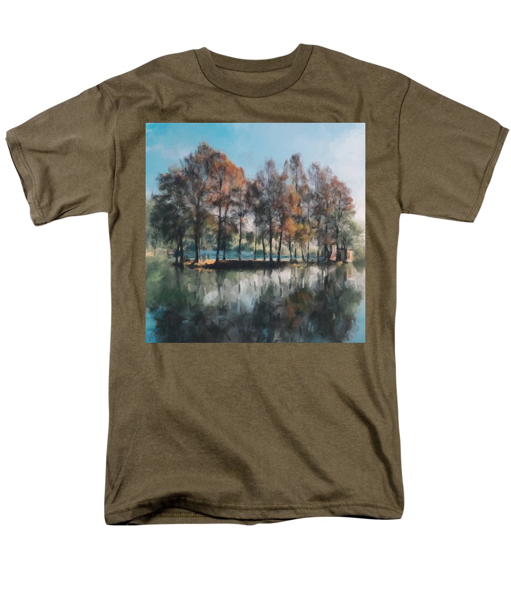 Hut on Our Pond - Men's T-Shirt  (Regular Fit)