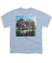 Load image into Gallery viewer, Hut on Our Pond - Youth T-Shirt

