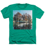 Load image into Gallery viewer, Hut on Our Pond - Heathers T-Shirt
