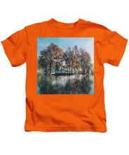 Load image into Gallery viewer, Hut on Our Pond - Kids T-Shirt
