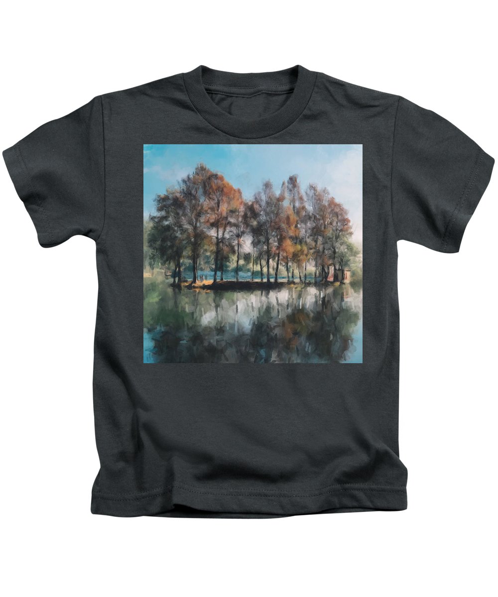 Hut on Our Pond - Kids T-Shirt