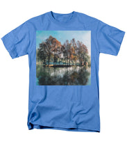 Load image into Gallery viewer, Hut on Our Pond - Men&#39;s T-Shirt  (Regular Fit)
