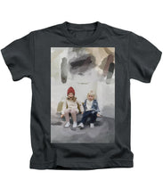 Load image into Gallery viewer, Kids Watching Passers-by - Kids T-Shirt
