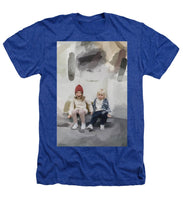 Load image into Gallery viewer, Kids Watching Passers-by - Heathers T-Shirt
