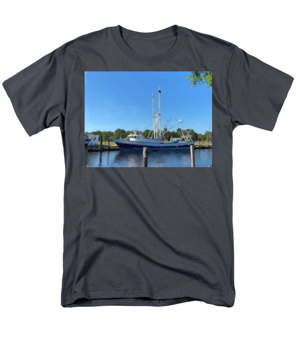 Morning Light on a Shrimp Boat - Men's T-Shirt  (Regular Fit)