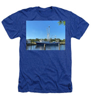 Load image into Gallery viewer, Morning Light on a Shrimp Boat - Heathers T-Shirt
