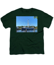 Load image into Gallery viewer, Morning Light on a Shrimp Boat - Youth T-Shirt
