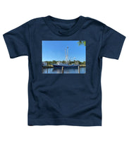 Load image into Gallery viewer, Morning Light on a Shrimp Boat - Toddler T-Shirt
