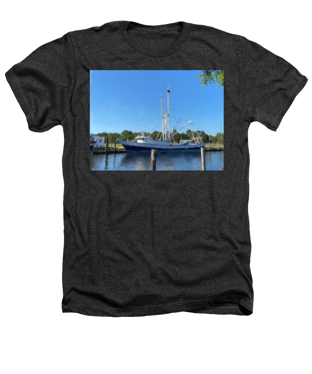 Morning Light on a Shrimp Boat - Heathers T-Shirt