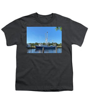 Load image into Gallery viewer, Morning Light on a Shrimp Boat - Youth T-Shirt
