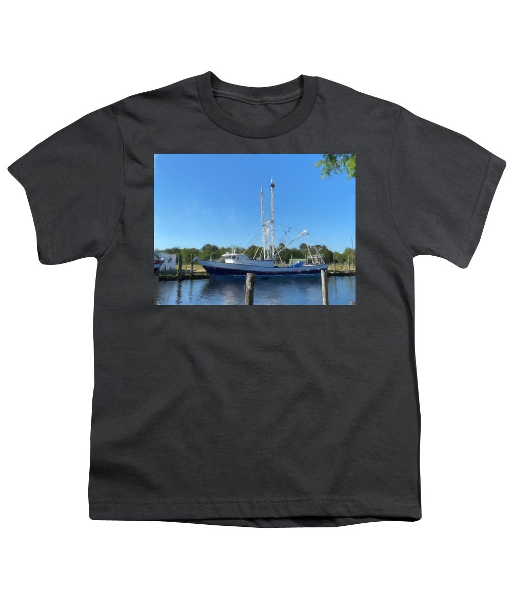 Morning Light on a Shrimp Boat - Youth T-Shirt
