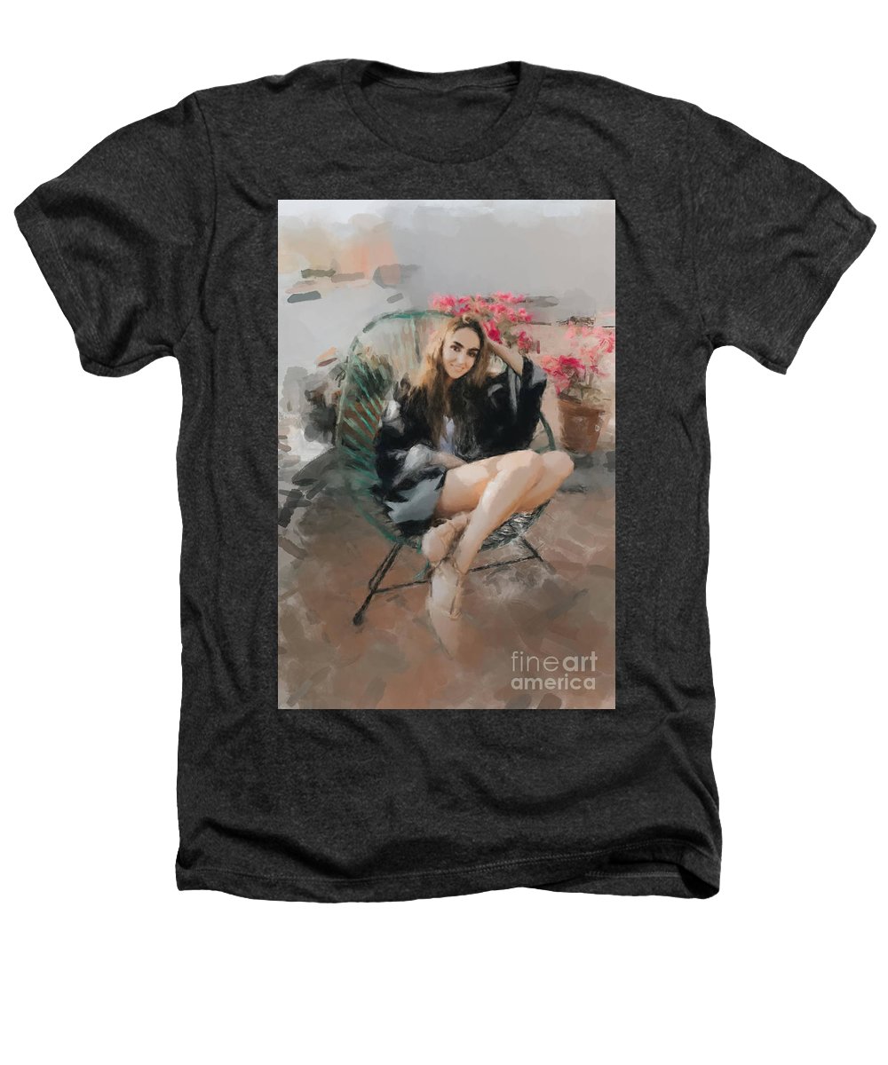 On The Patio - Heathers T-Shirt