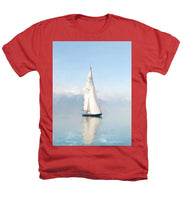Load image into Gallery viewer, Sailaboat on Bluewater - Heathers T-Shirt
