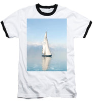 Load image into Gallery viewer, Sailaboat on Bluewater - Baseball T-Shirt
