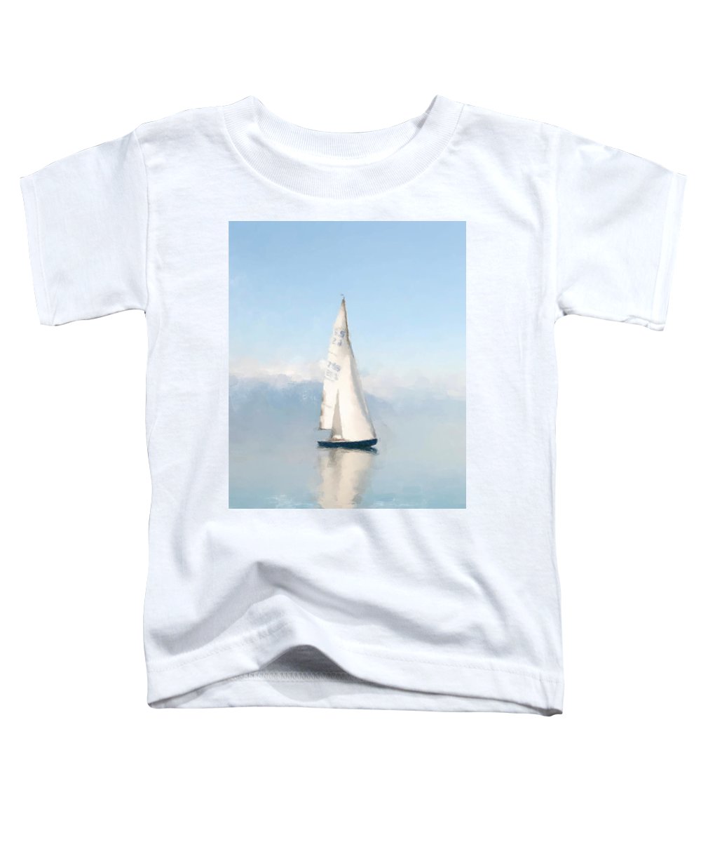 Sailaboat on Bluewater - Toddler T-Shirt