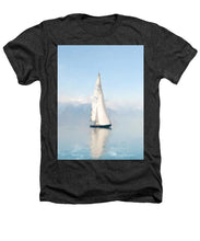 Load image into Gallery viewer, Sailaboat on Bluewater - Heathers T-Shirt
