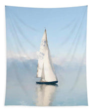 Load image into Gallery viewer, Sailaboat on Bluewater - Tapestry
