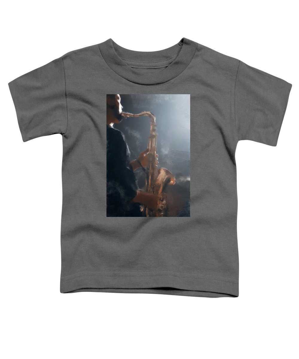Sax Player at Midnight - Toddler T-Shirt
