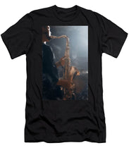 Load image into Gallery viewer, Sax Player at Midnight - T-Shirt
