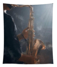 Load image into Gallery viewer, Sax Player at Midnight - Tapestry
