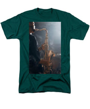 Load image into Gallery viewer, Sax Player at Midnight - Men&#39;s T-Shirt  (Regular Fit)
