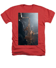 Load image into Gallery viewer, Sax Player at Midnight - Heathers T-Shirt

