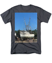 Load image into Gallery viewer, Shrimp Boat in Dry Dock - Men&#39;s T-Shirt  (Regular Fit)

