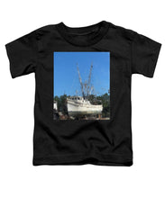 Load image into Gallery viewer, Shrimp Boat in Dry Dock - Toddler T-Shirt

