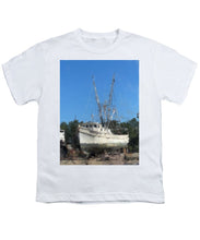 Load image into Gallery viewer, Shrimp Boat in Dry Dock - Youth T-Shirt
