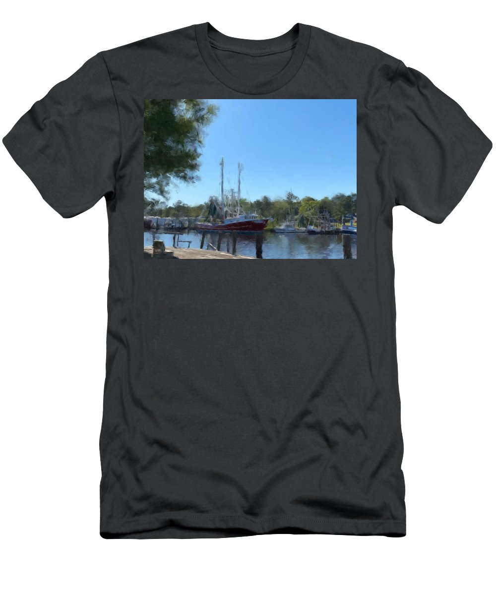 Shrimp Boat in the Bayou - T-Shirt