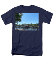 Load image into Gallery viewer, Shrimp Boat in the Bayou - Men&#39;s T-Shirt  (Regular Fit)
