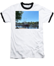 Load image into Gallery viewer, Shrimp Boat in the Bayou - Baseball T-Shirt
