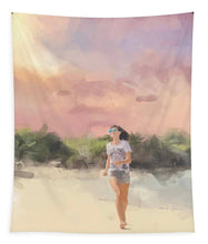 Load image into Gallery viewer, The Beach Stroll - Tapestry

