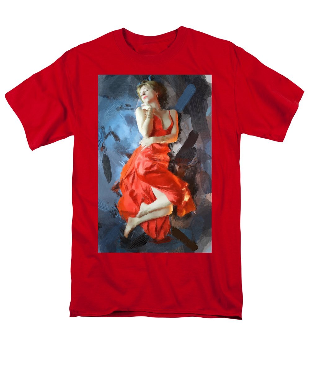 The Red Dress - Men's T-Shirt  (Regular Fit)