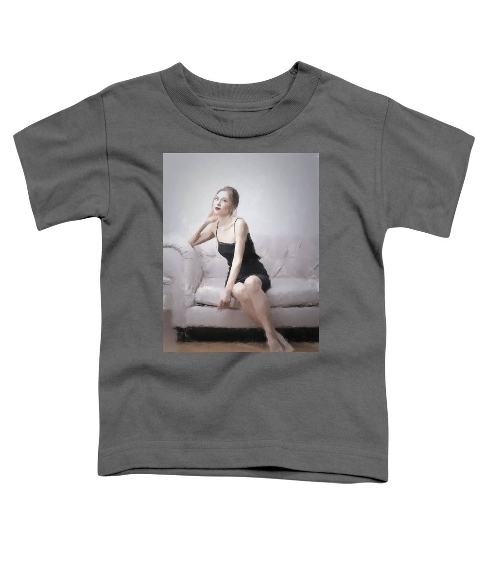 Waiting for Her Date - Toddler T-Shirt