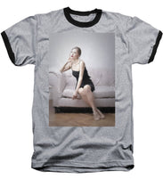 Load image into Gallery viewer, Waiting for Her Date - Baseball T-Shirt
